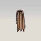 Gucci Dionysus Borsa a Spalla in Tela GG Supreme Beige con Ricami Multicolore, Cristalli e Paillettes – Dust Bag Inclusa