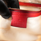 Gucci Ophidia Boston 32 GG Canvas Beige con Web Stripe Verde/Rosso e Finiture in Pelle Rossa