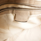 Gucci Miss GG Borsa a Spalla in Tela GG Monogram Beige e Marrone con Finiture in Pelle Beige e Dettagli Dorati