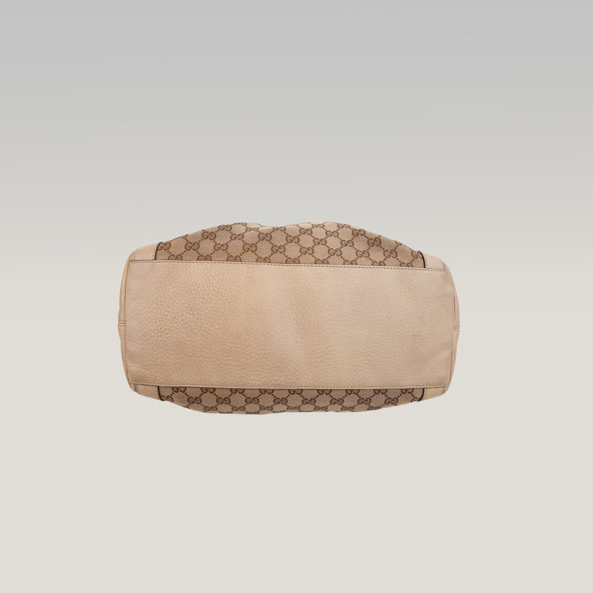 Gucci Miss GG Borsa a Spalla in Tela GG Monogram Beige e Marrone con Finiture in Pelle Beige e Dettagli Dorati