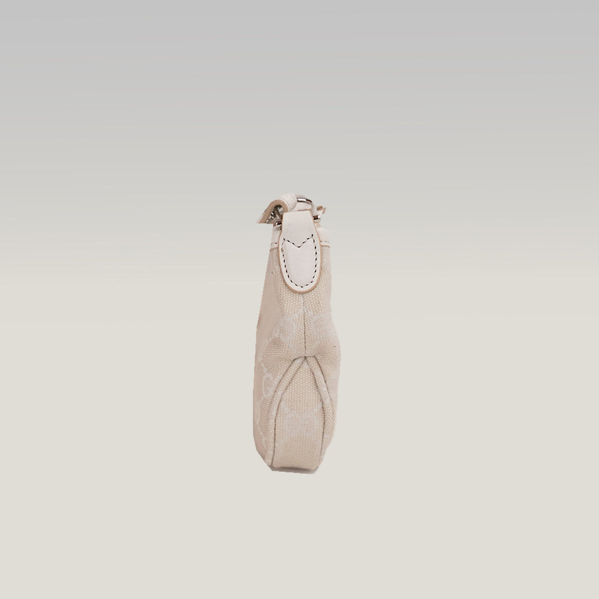 Gucci Gossip Small GG Canvas Shoulder Bag in Beige