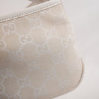 Gucci Gossip Small GG Canvas Shoulder Bag in Beige