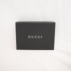 GUCCI Portacarte GG Beige e Marrone con Pelle Rossa – Condizioni Eccellenti con Scatola