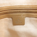 Gucci Bree Medium Guccissima Tote Bag Beige in Pelle con Doppio Manico e Tracolla