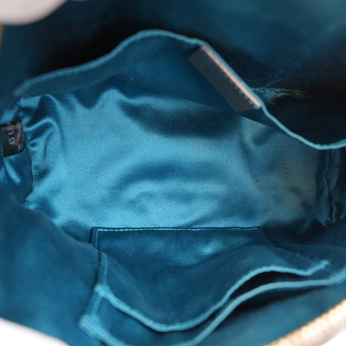 Gucci Ophidia Small Borsa a Tracolla in Tela GG Supreme Beige ed Ebano con Banda Web Verde e Rossa e Finiture in Pelle Marrone