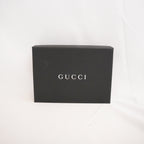 GUCCI Kartenetui GG Supreme in Beige und Braun mit bordeauxfarbenem Leder und Box