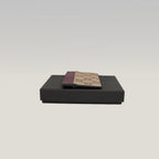 GUCCI Kartenetui GG Supreme in Beige und Braun mit bordeauxfarbenem Leder und Box