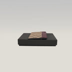 GUCCI Kartenetui GG Supreme in Beige und Braun mit bordeauxfarbenem Leder und Box