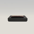 GUCCI Kartenetui GG Supreme in Beige und Braun mit bordeauxfarbenem Leder und Box