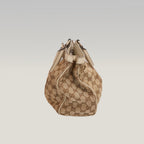 Gucci Sukey Medium GG Canvas and Leather Tote Bag Vintage