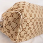 Gucci Sukey Medium GG Canvas and Leather Tote Bag Vintage