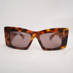 Gucci  Butterfly Havana Sunglasses with Gold Interlocking GG Logo