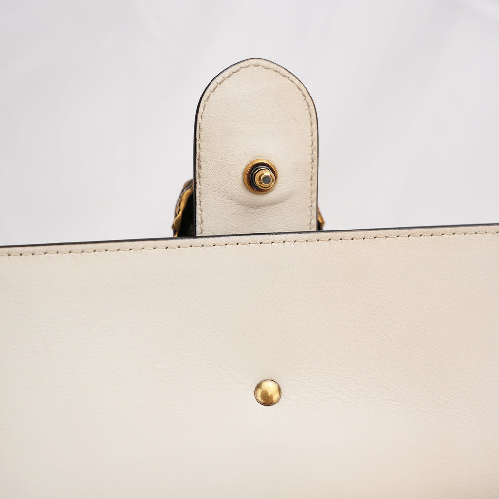 Gucci Dionysus Bamboo Borsa a Mano in Pelle Multicolor con Manico in Bambù e Tracolla