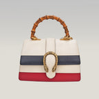 Gucci Dionysus Bamboo Borsa a Mano in Pelle Multicolor con Manico in Bambù e Tracolla