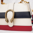 Gucci Dionysus Bamboo Borsa a Mano in Pelle Multicolor con Manico in Bambù e Tracolla