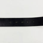 Cintura Gucci GG Marmont Nera in Pelle con Fibbia Doppia G Argentata – Taglia 95