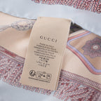Hermès Carré 90 Foulard in Seta Multicolor con Stampa Equestre 90x90 cm