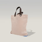 Hermès Petit H Multicolor Silk and Canvas Tote Bag with Leather Handles