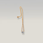 Hermès Pop H Collana in Metallo Dorato con Smalto Azzurro – Collana Donna