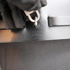 Hermès Herbag 31 black in canvas and cowhide 