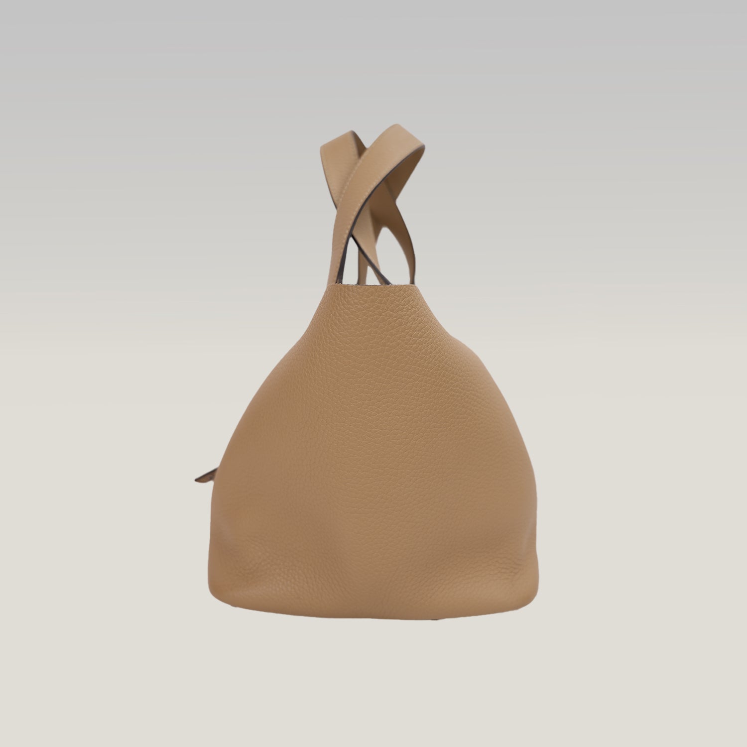 Hermès Picotin Lock 22 Biscuit Clemence Leather Handbag