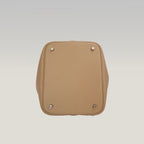 Hermès Picotin Lock 22 Biscuit Clemence Leather Handbag