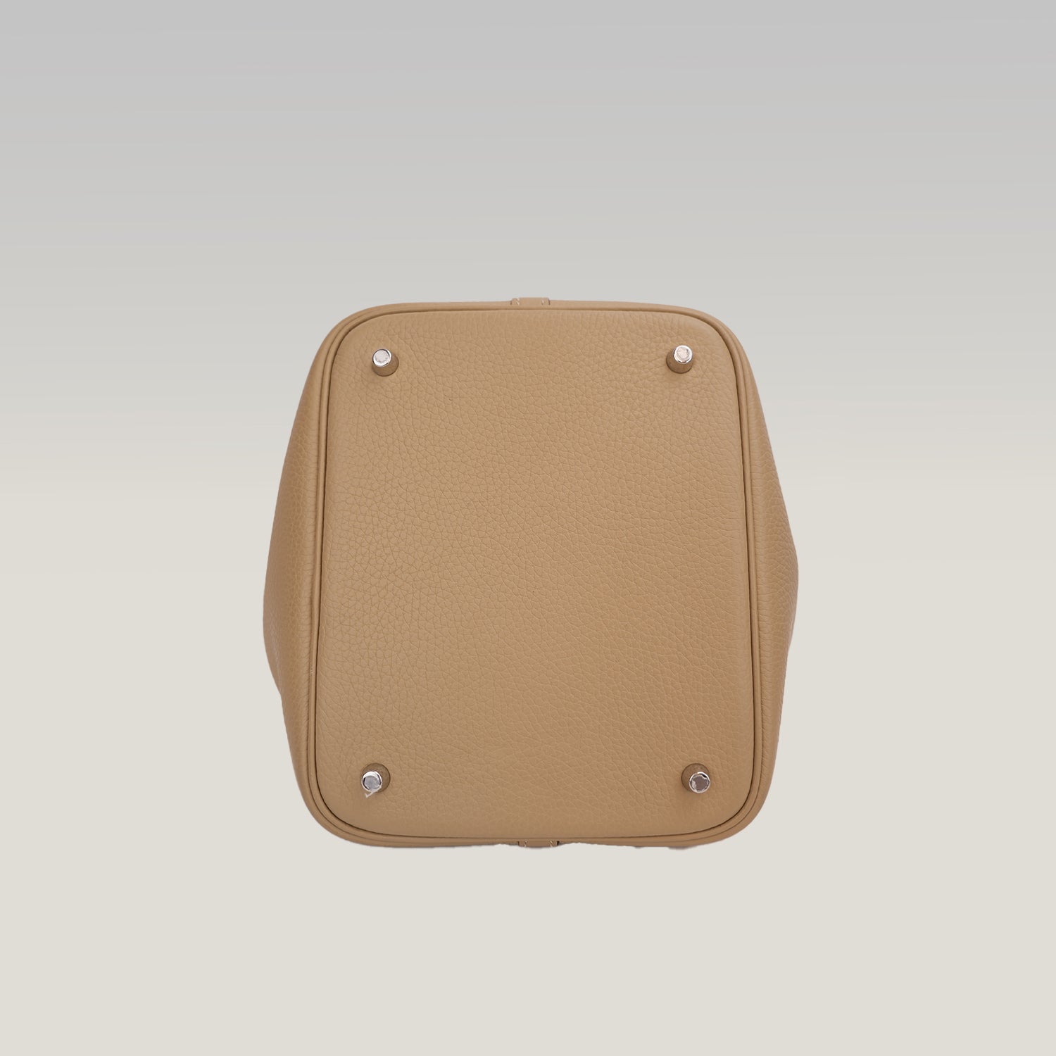 Hermès Picotin Lock 22 Biscuit Clemence Leather Handbag