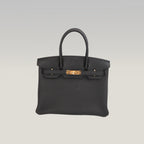 Hermès Birkin 30 Noir Togo Leather Gold Hardware Full Set New