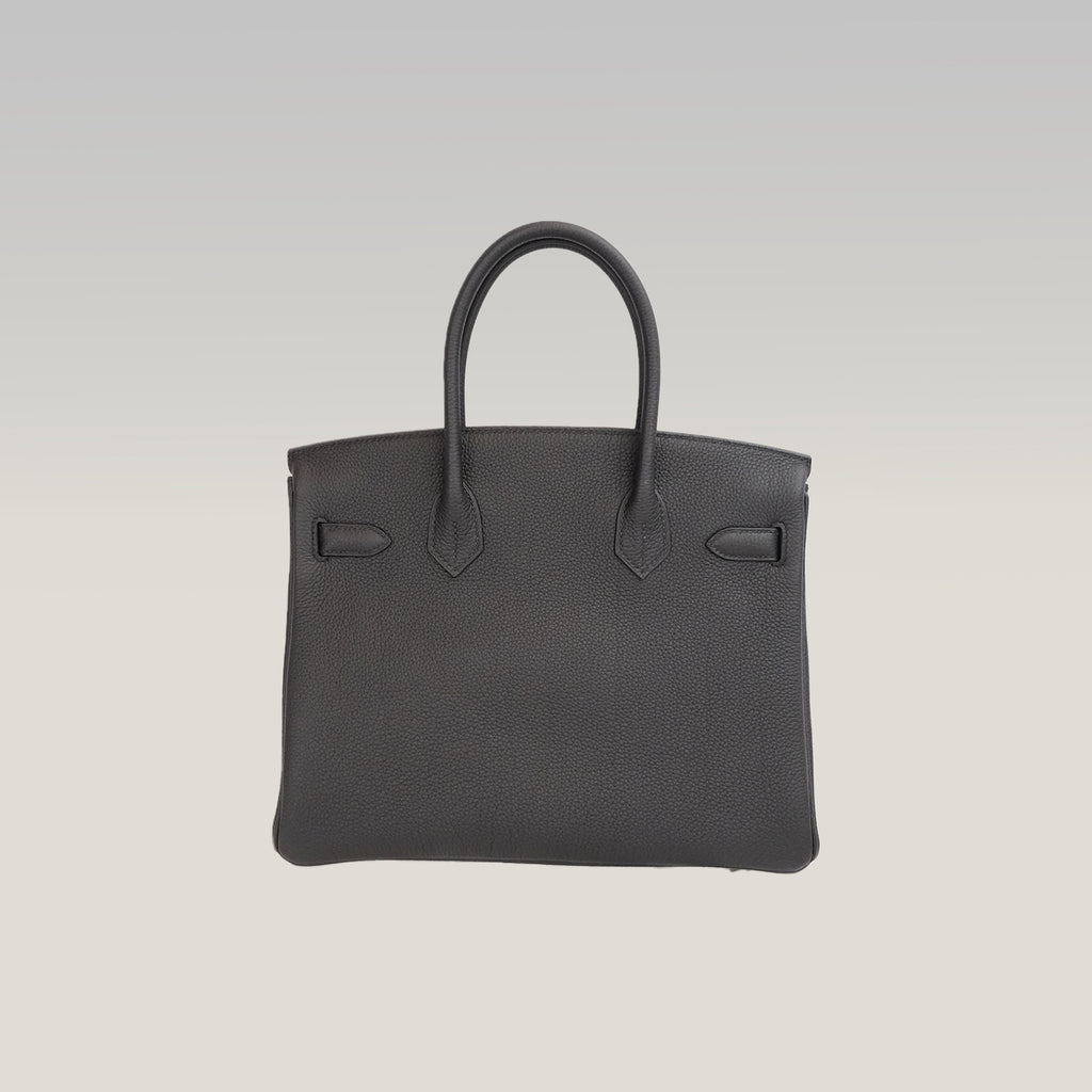 Hermès Birkin 30 Noir Togo Leather Gold Hardware Full Set New