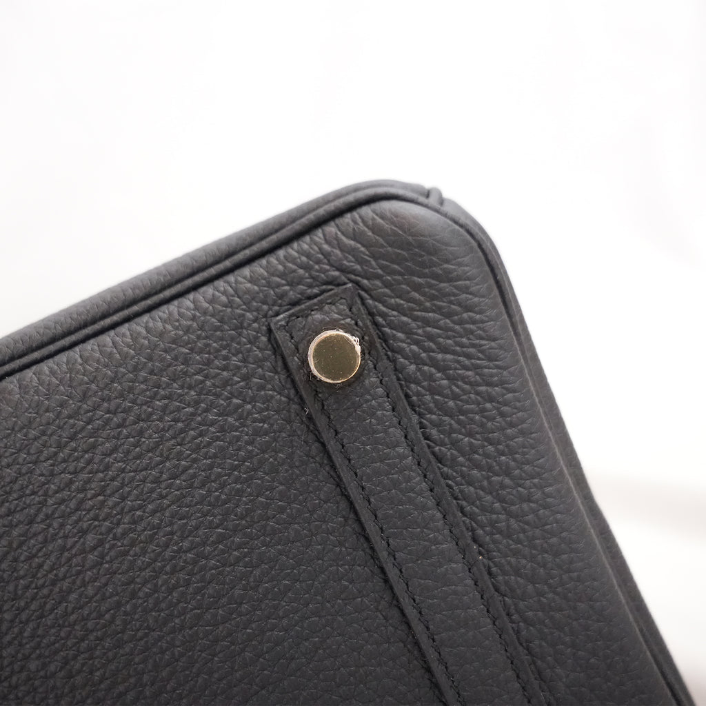 Hermès Birkin 30 Noir Togo Leather Gold Hardware Full Set New
