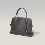 Hermès Bolide 31 Black Togo Leather Handbag with Gold Hardware