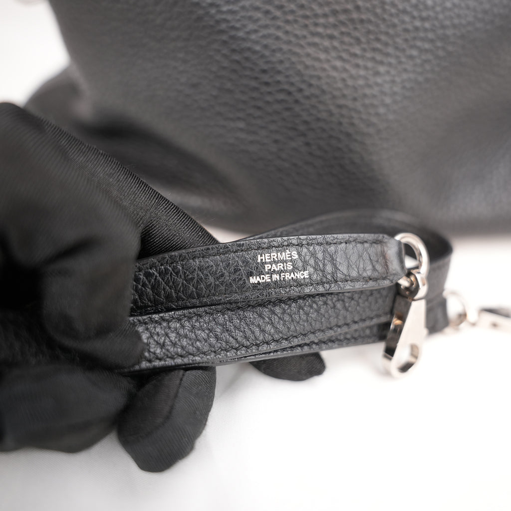 Hermès Bolide 31 Black Togo Leather Handbag with Gold Hardware