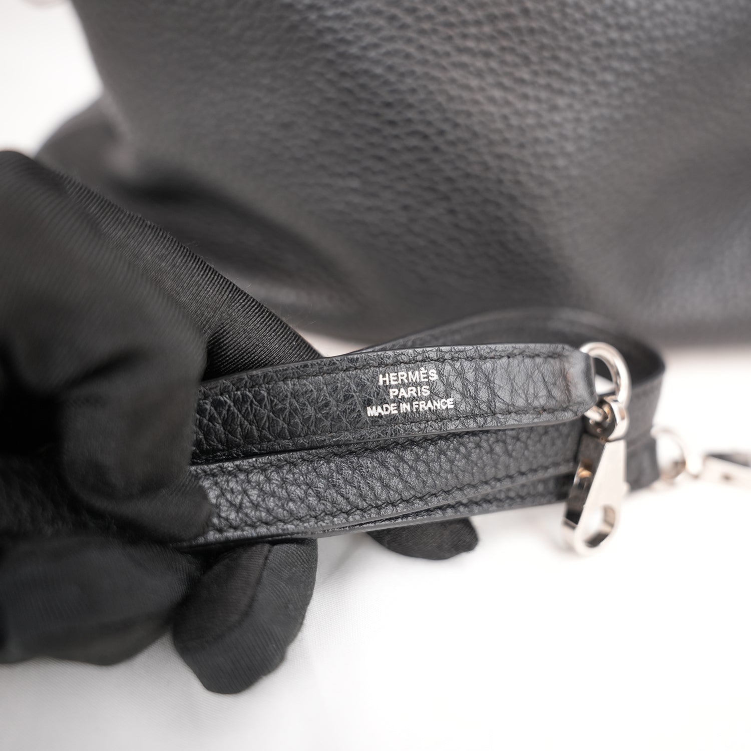 Hermès Bolide 31 Black Togo Leather Handbag with Gold Hardware