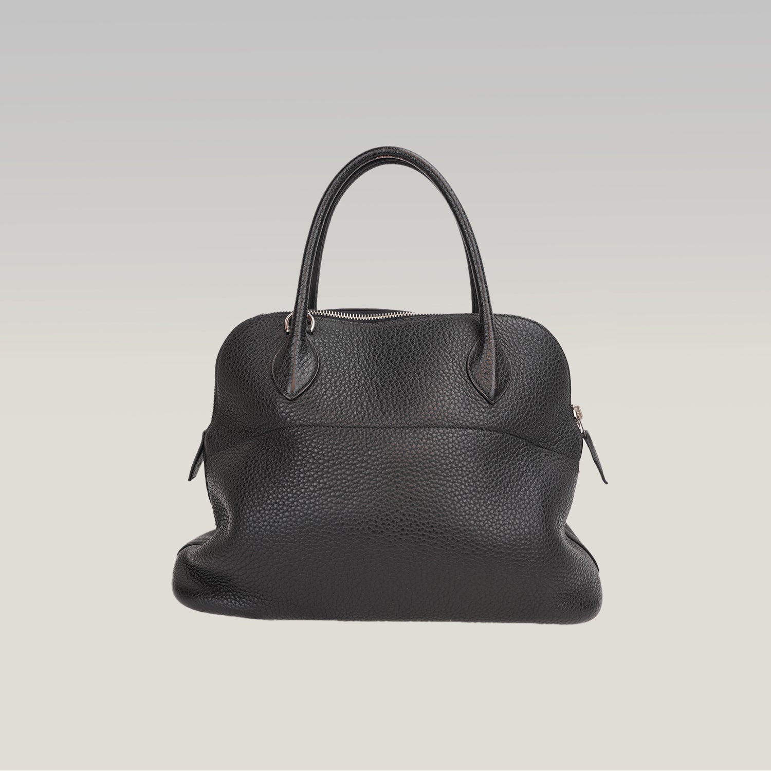 Hermès Bolide 31 Black Togo Leather Handbag with Gold Hardware