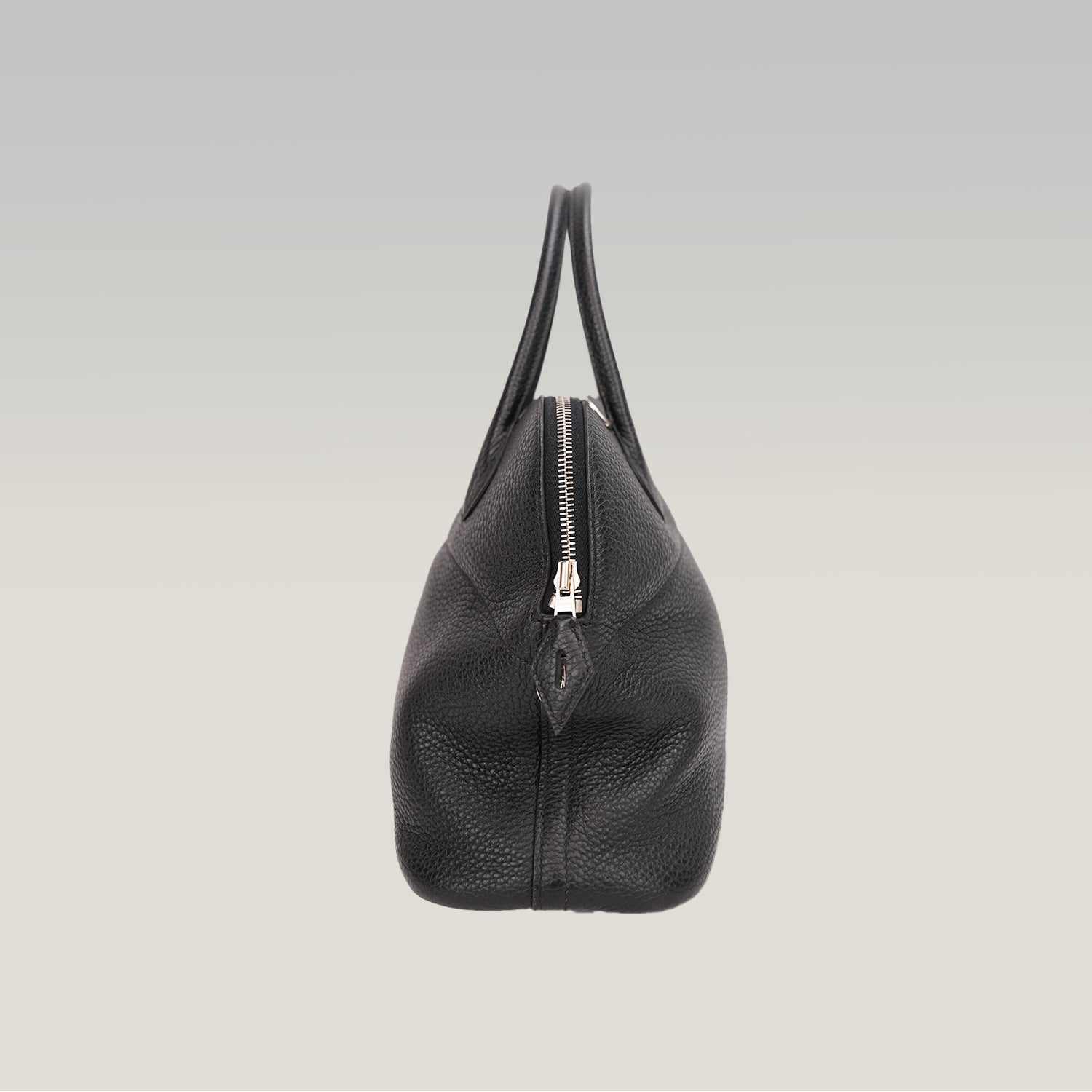 Hermès Bolide 31 Black Togo Leather Handbag with Gold Hardware