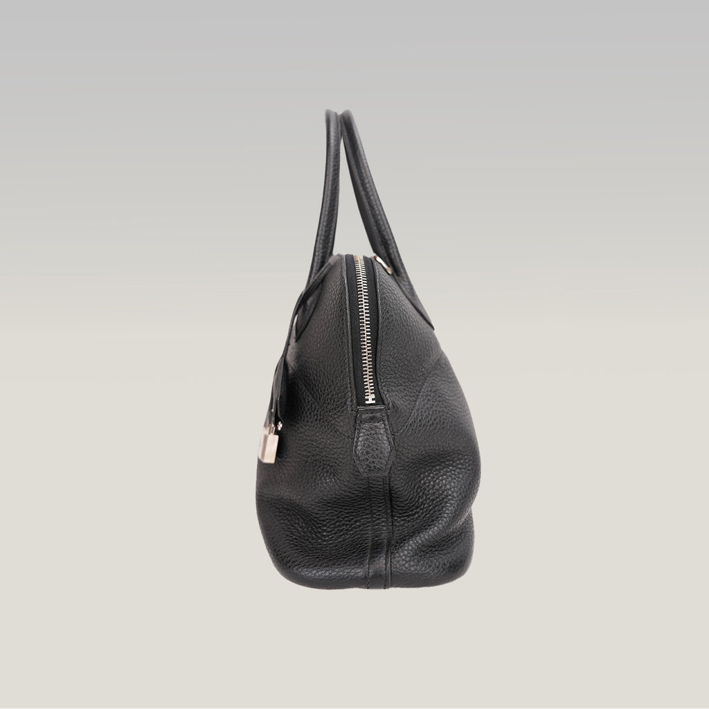 Hermès Bolide 31 Black Togo Leather Handbag with Gold Hardware