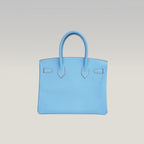 Hermès Birkin 30 Celeste in Pelle Epsom con Hardware Palladium