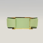 Hermès Geta Vert Criquet Chevre Mysore Leather Crossbody Bag with Gold Hardware