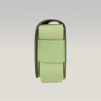Hermès Geta Vert Criquet Chevre Mysore Leather Crossbody Bag with Gold Hardware
