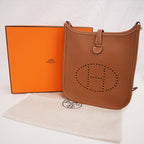 Hermès Evelyne Mini TPM Gold in Pelle Taurillon Clemence con Tracolla