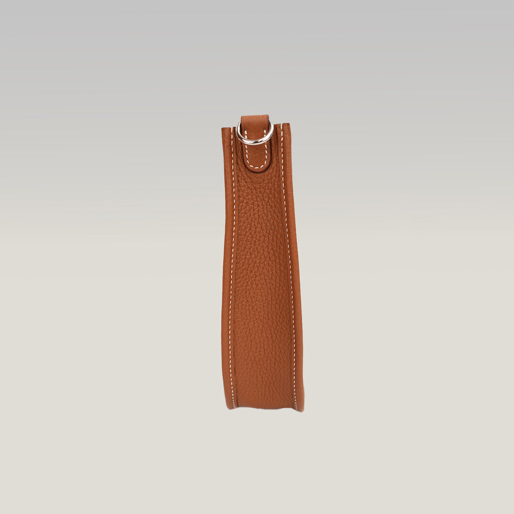 Hermès Evelyne Mini TPM Gold in Pelle Taurillon Clemence con Tracolla