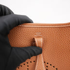 Hermès Evelyne Mini TPM Gold in Pelle Taurillon Clemence con Tracolla