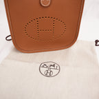 Hermès Evelyne Mini TPM Gold in Pelle Taurillon Clemence con Tracolla