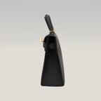 Hermès Mini Kelly II 20 Sellier in Pelle Epsom Nera con Hardware Dorato
