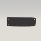 Hermès Mini Kelly II 20 Sellier in Pelle Epsom Nera con Hardware Dorato