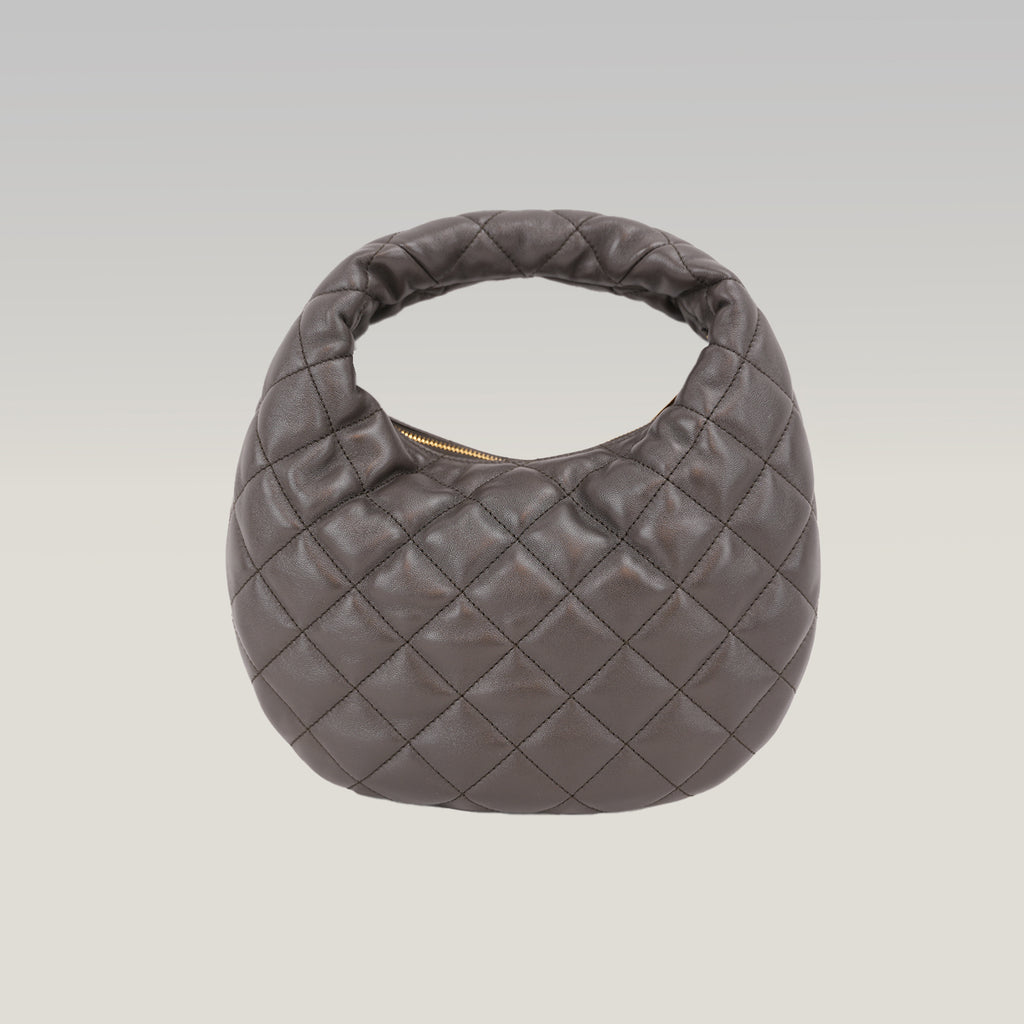 Saint Laurent ICARE Hobo Bag in Quilted Lambskin Urban Grey with Ca