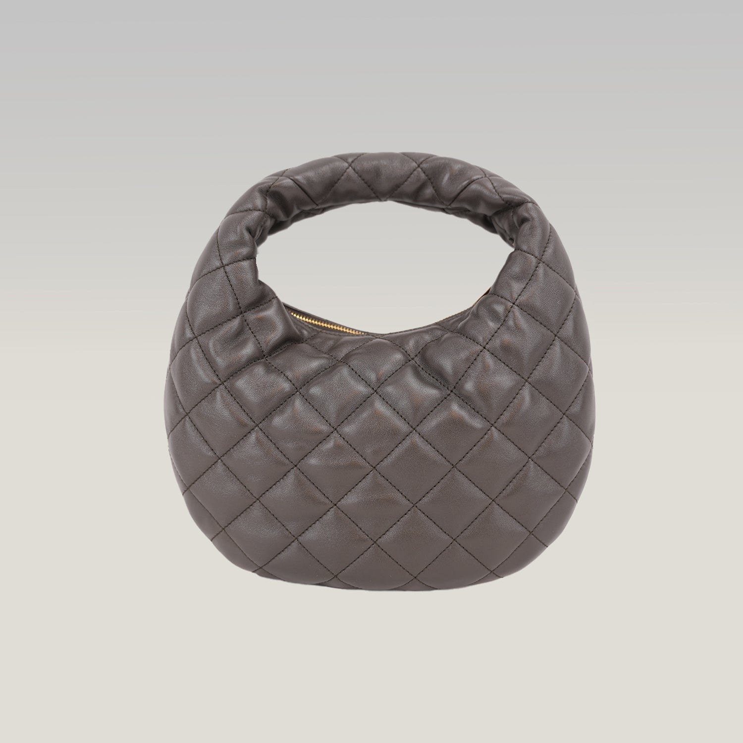 Saint Laurent ICARE Hobo Bag in Quilted Lambskin Urban Grey with Ca