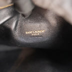 Saint Laurent ICARE Hobo Bag in Quilted Lambskin Urban Grey with Ca