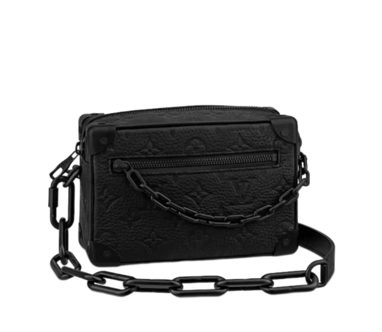 Louis Vuitton Soft Trunk Mini Monogram Empreinte Nero Borsa a Tracolla