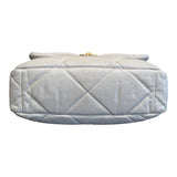 Chanel Lambskin Quilted Medium Chanel 19 Flap White